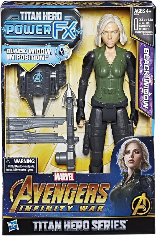 Hasbro Avengers Marvel Infinity War Titan Hero Power FX Black Widow