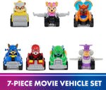 Spin Master PAW Patrol The Mighty Movie Pup Squad Racers 7-Piece Set