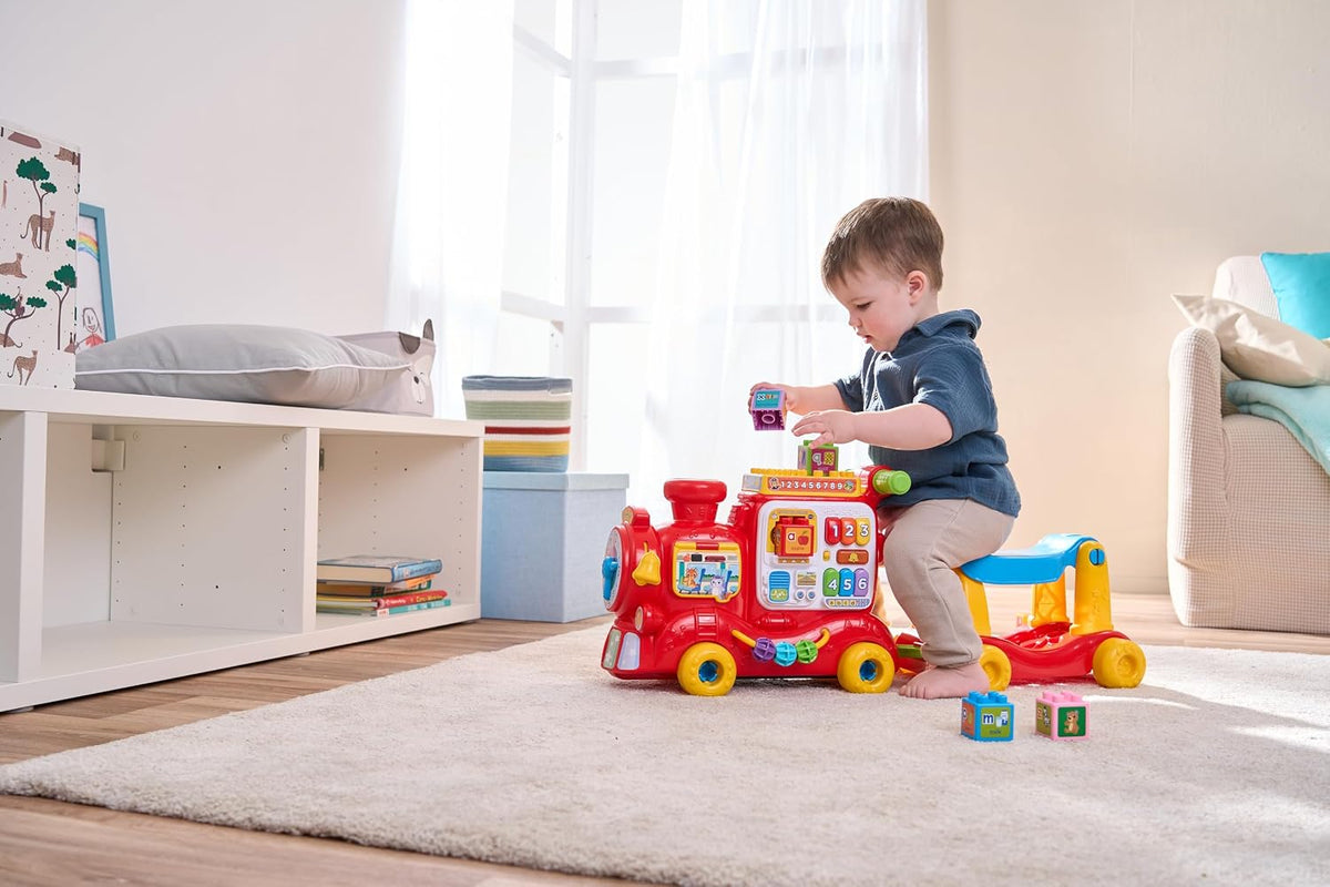 VTech 4-in-1 Alphabet Express – Ride-On & Learning Train