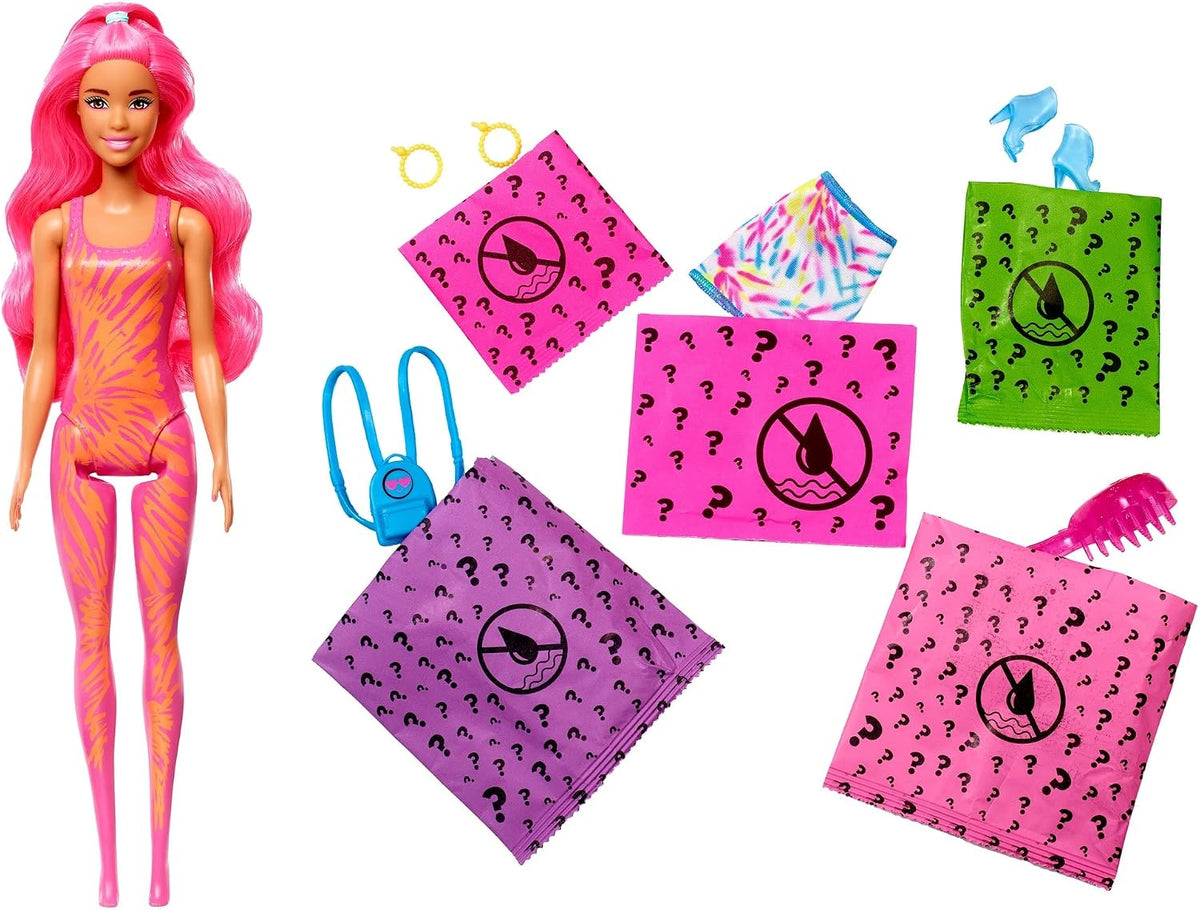 Barbie Color Reveal Tie-Dye Doll HDN72 – 7 Surprises