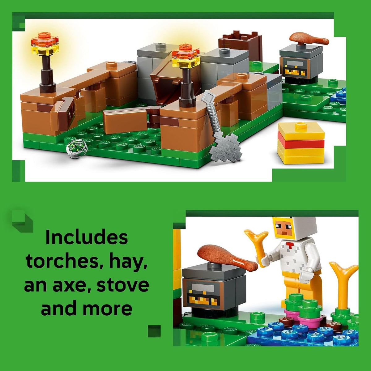 LEGO Minecraft Chicken Farm 21585 | 233 Pieces