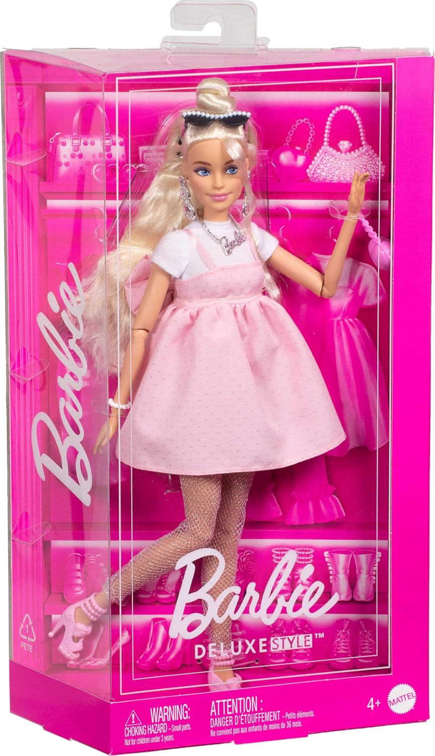 Barbie Deluxe Style Doll HYV27 – Barbiecore Bow Dress