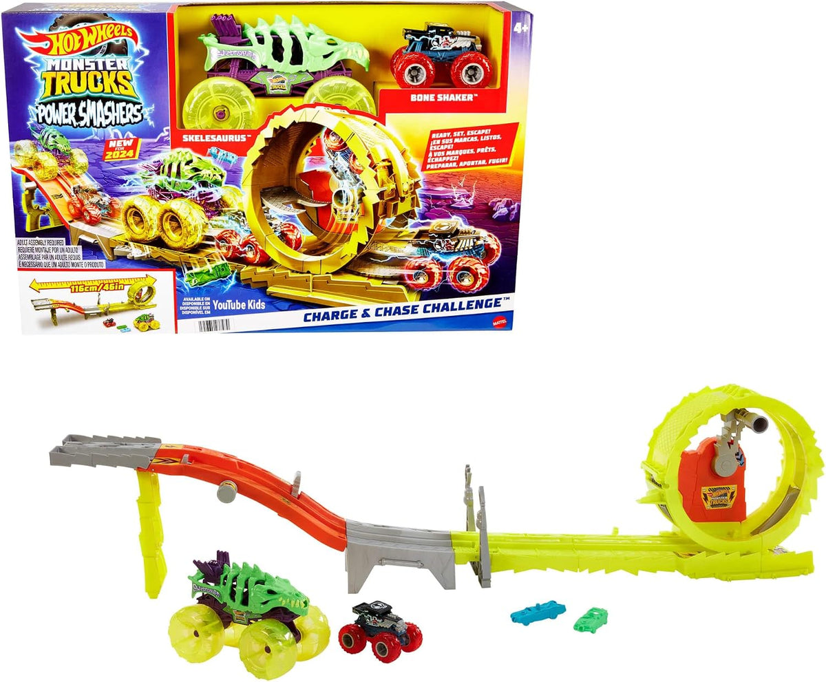 Hot Wheels Monster Trucks Charge & Chase Challenge HXT05