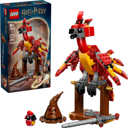 LEGO Harry Potter Fawkes: Dumbledore’s Phoenix 76448 – Buildable Phoenix, 299 Pieces