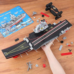 Aircraft Carrier Building Set – 1191 Pieces