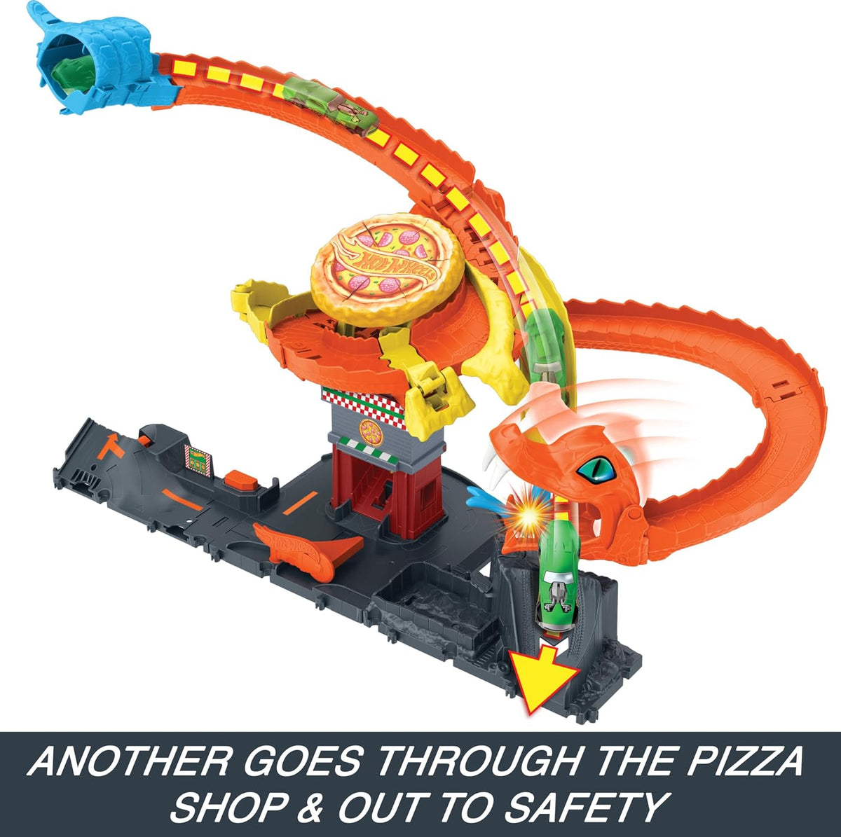Hot Wheels City Pizza Slam Cobra Attack HTN81