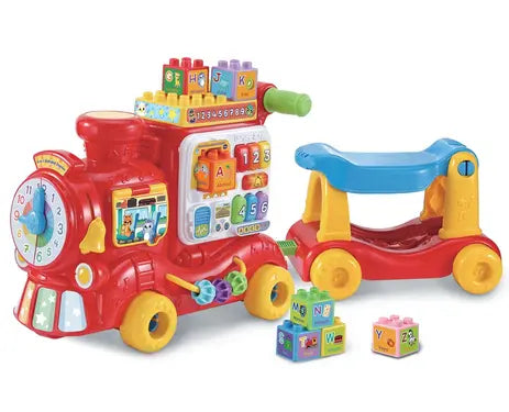 VTech Tchou Tchou Loco – 4-in-1 Ride-On & Activity Walker