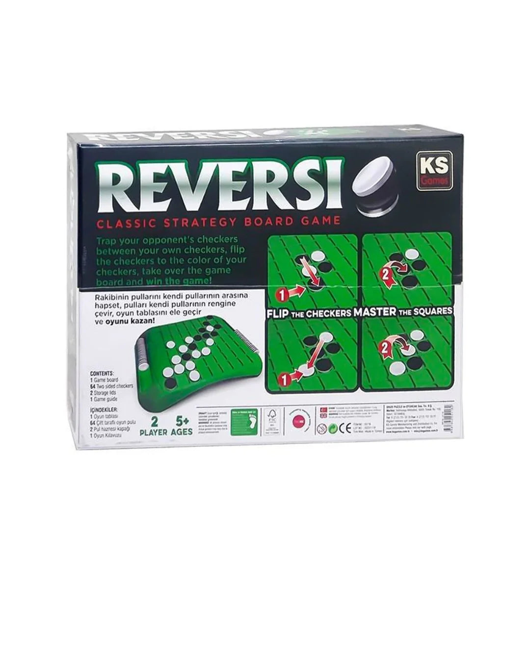 KS Reversi Strategy Board Game