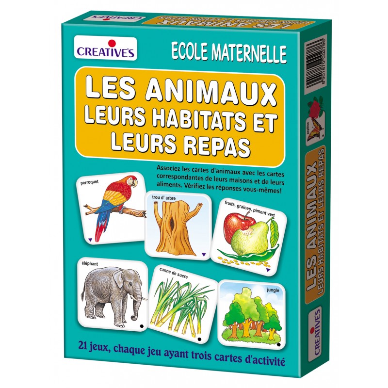 Creatives Les Animaux Leurs Habitats 24Pcs