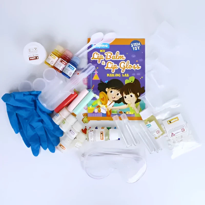 Eksploe My Lip Balm & Lip Gloss – DIY STEM Lip Care Making Kit for Kids
