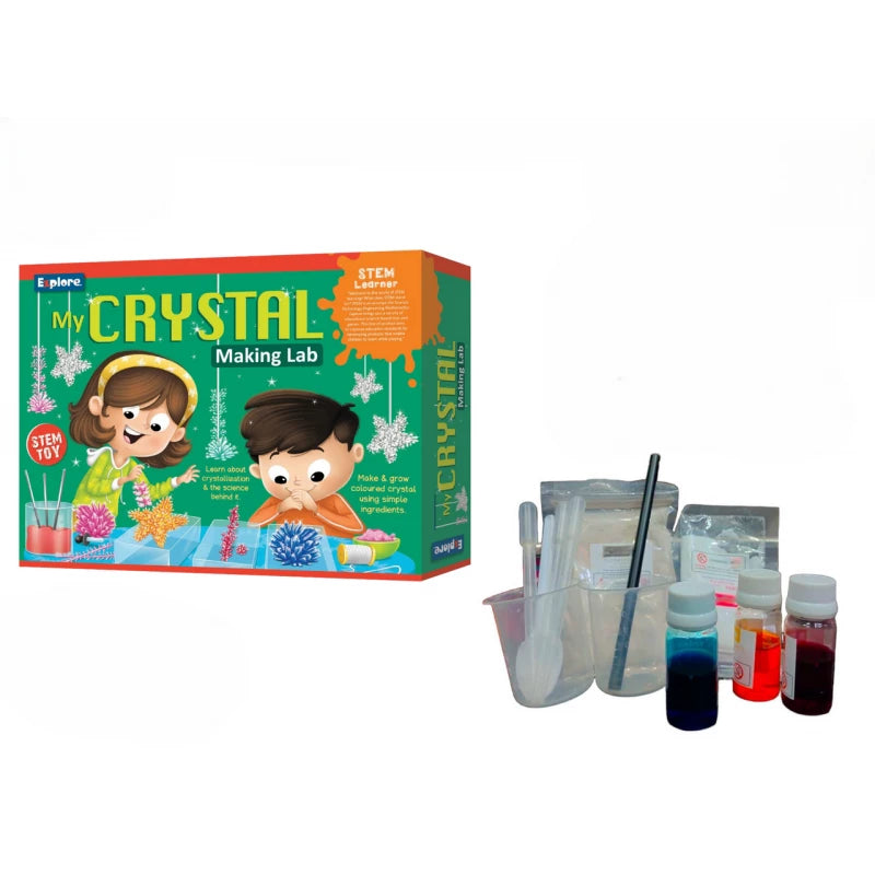 Eksploe Play Craft My Crystal Making Lab