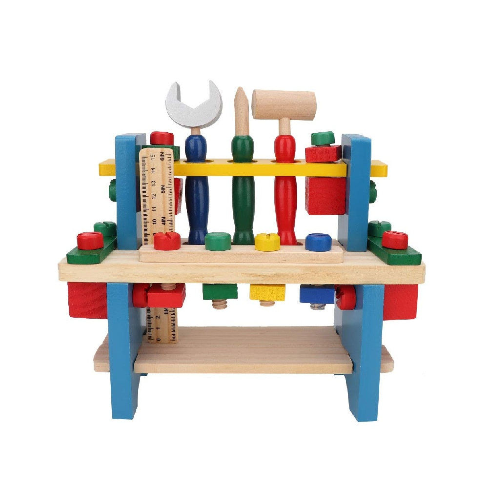 Wooden toys set tools