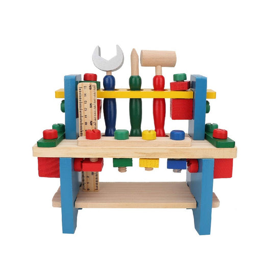 Wooden toys set tools