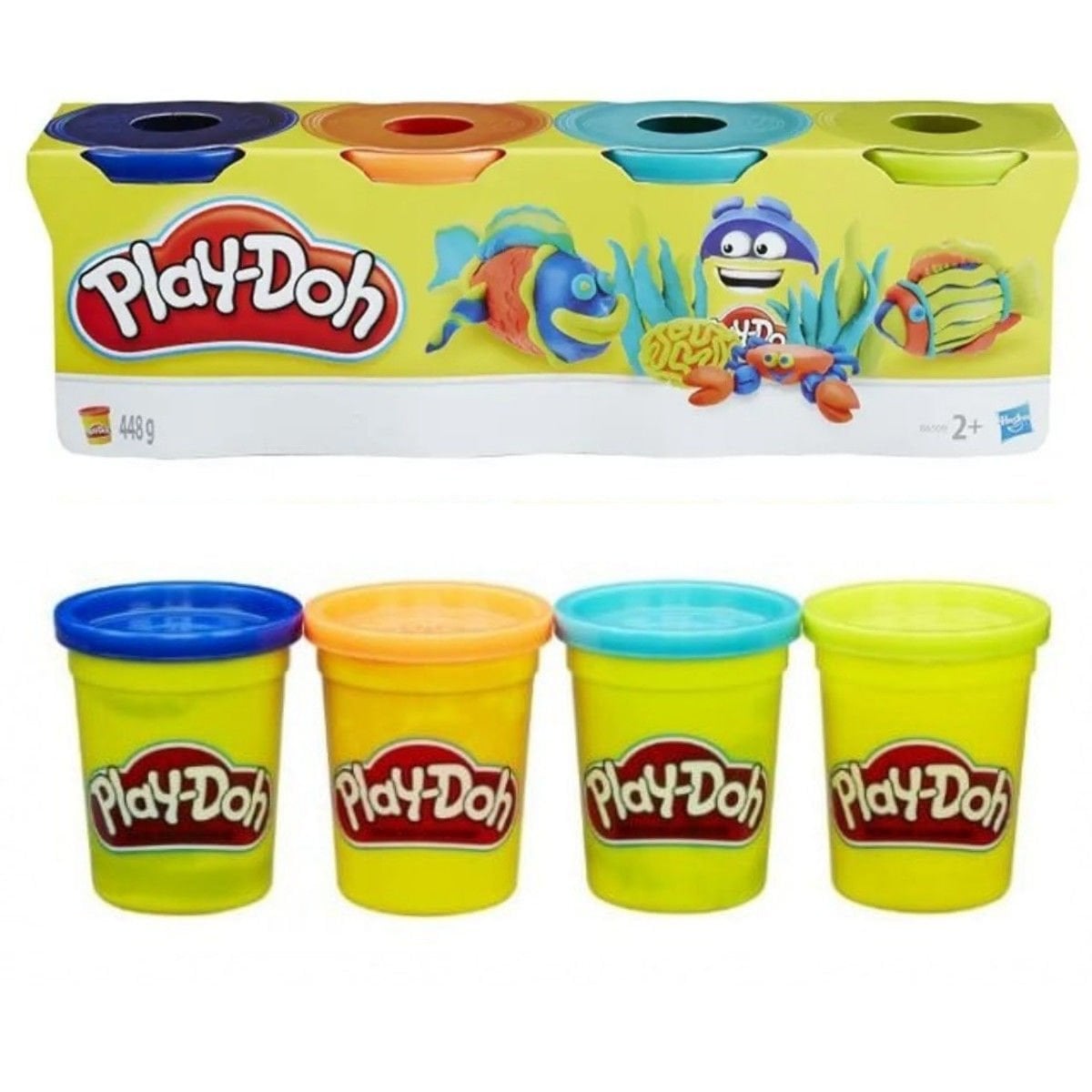 Play-Doh 4-Pack of Modeling Compound Fish B5517 – 448 g