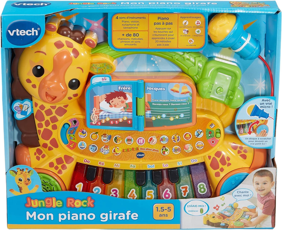 VTech Jungle Rock My Piano Giraffe – Interactive Musical Toy