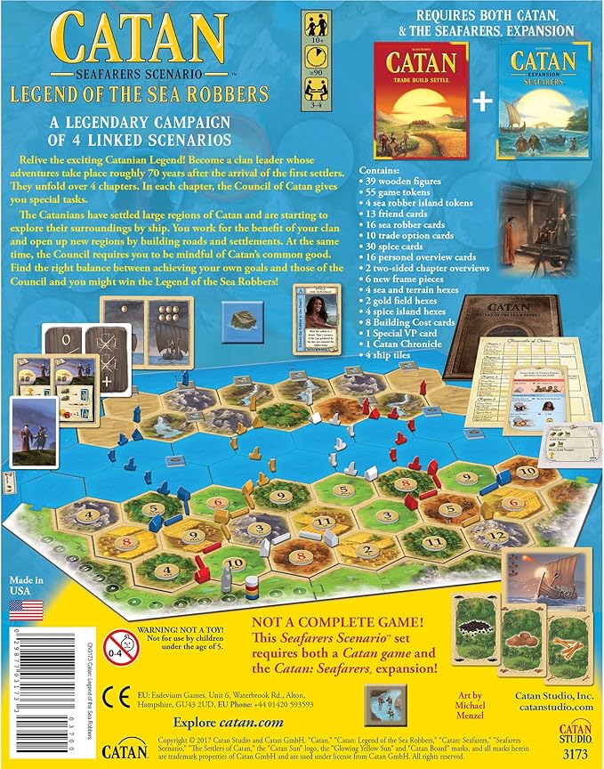 Catan: Seafarers Scenario - Legend of the Sea Robbers