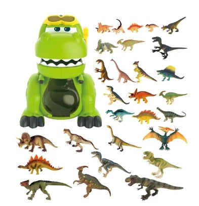 Big Mouth Storage Dinosaur with 28 Dinosaur Figures