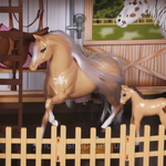 Wooden dollhouse with furniture Barbie Aurelia + sound and light effects