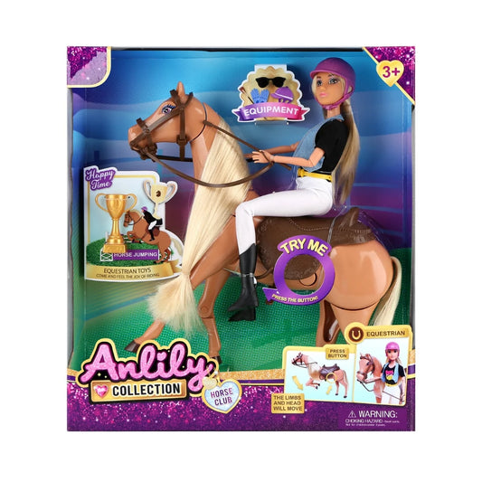 Anlily Doll With Horse Set 103149 – Equestrian Fashion Doll