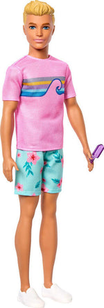 Barbie Mysteries Beach Detectives Ken Doll JFV65 – Doll & Accessories