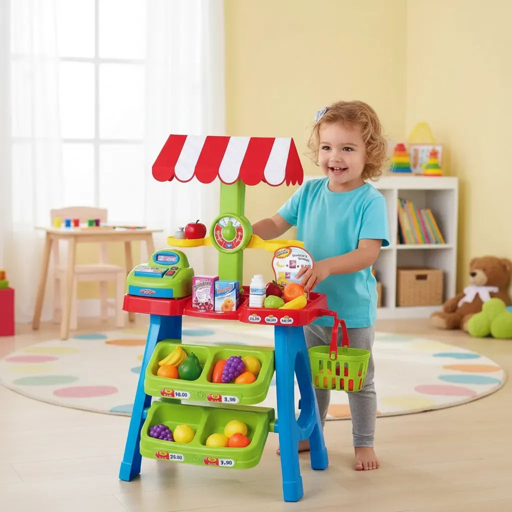 Kids Supermarket Pretend Play Set 70cm