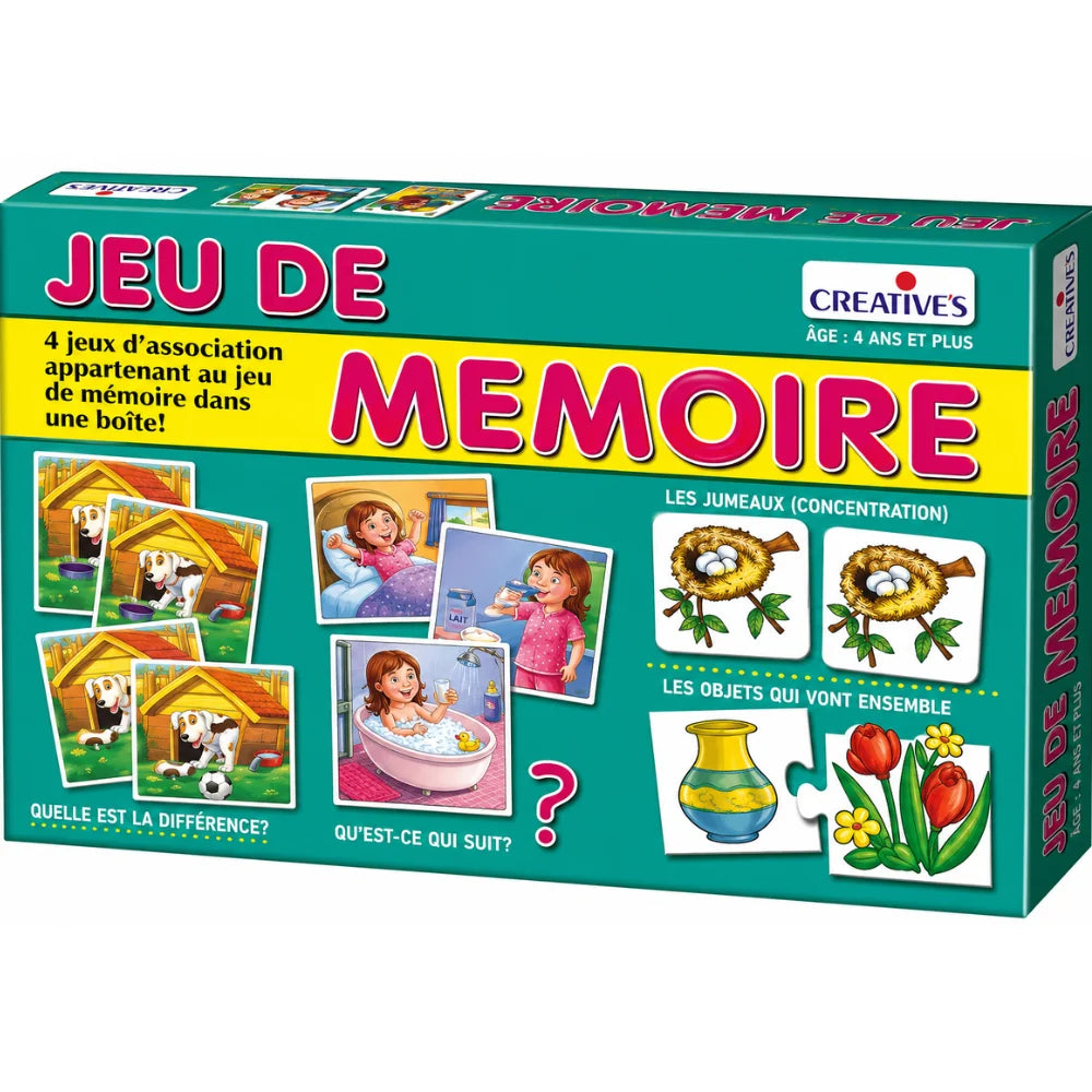 Creatives Jeu de Mémoire Educational Game 20P | 1185