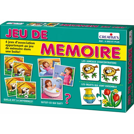 Creatives Jeu de Mémoire Educational Game 20P | 1185