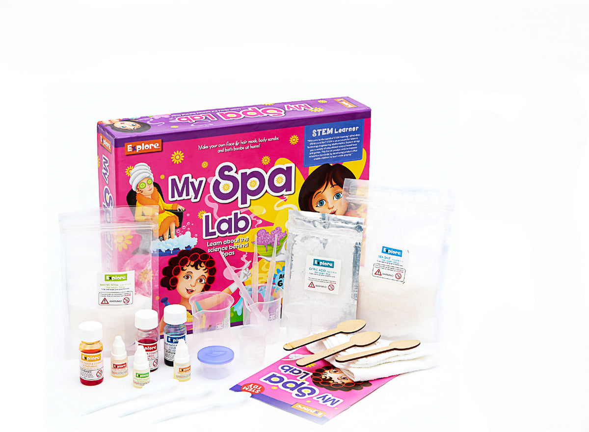Eksploe My Spa Lab 13016 – DIY STEM Spa Making Kit for Kids