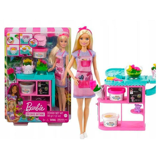 Barbie Flower Shop Playset with Doll – Flower-Making Station & Accessories | GTN58