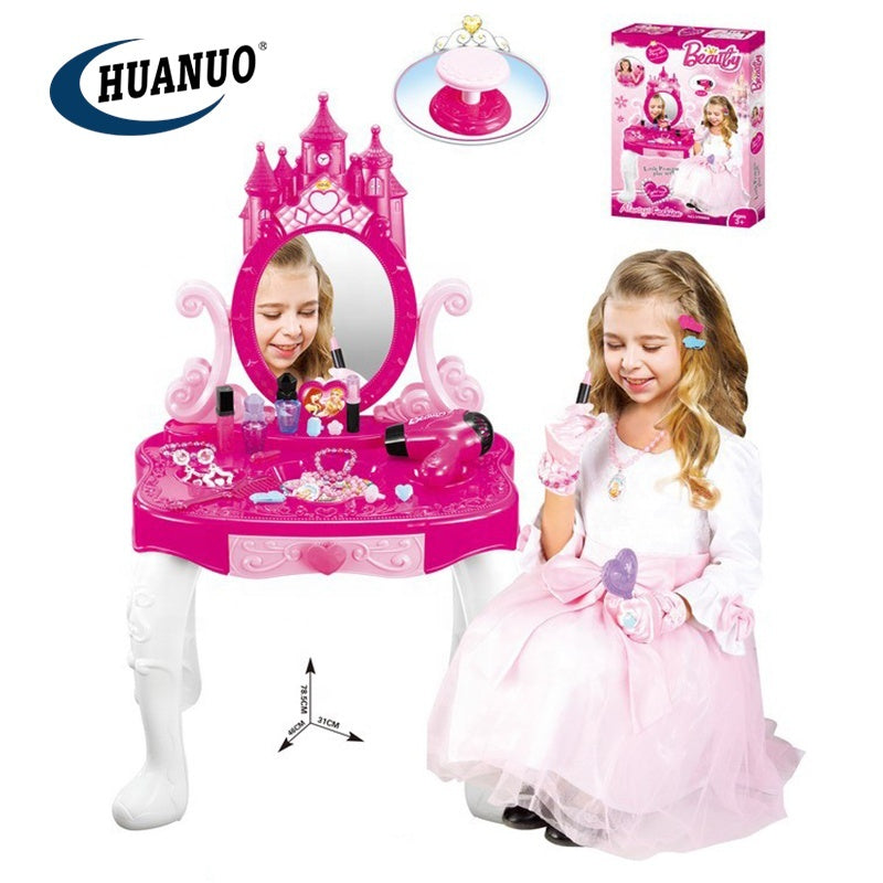 Dresser Play Set Pink Makeup Kit
