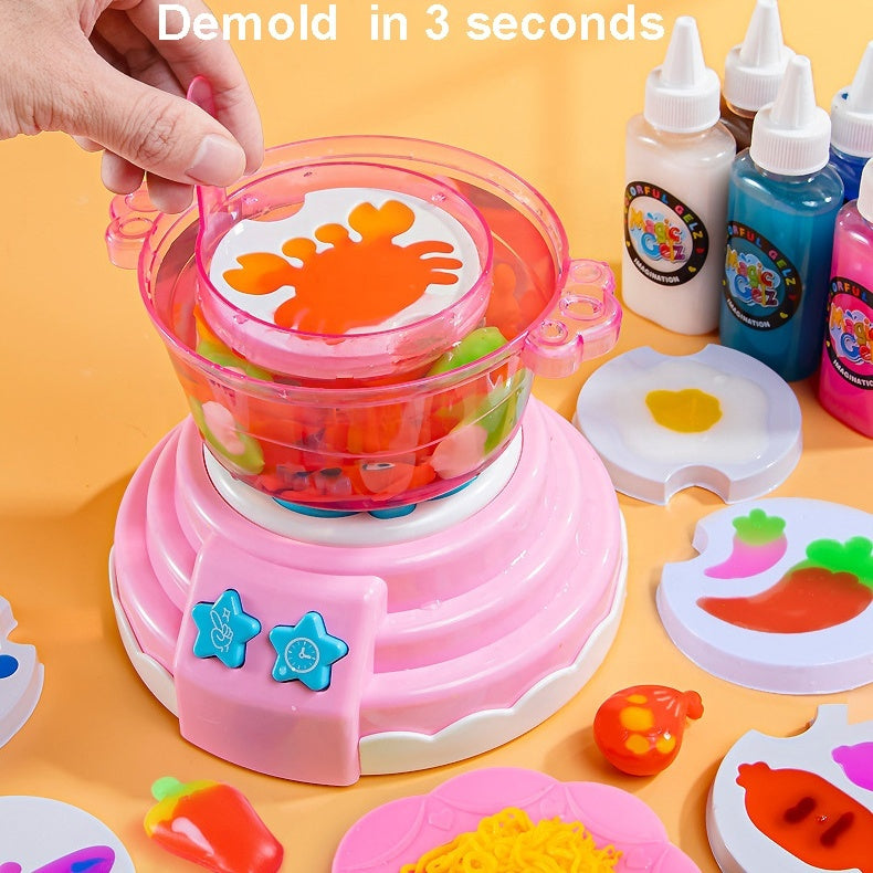 Hot Pot 3D colorful water baby machinne Gel Elf Kits