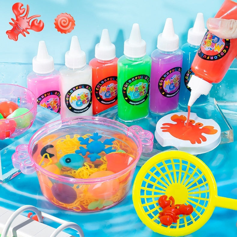 Hot Pot 3D colorful water baby machinne Gel Elf Kits