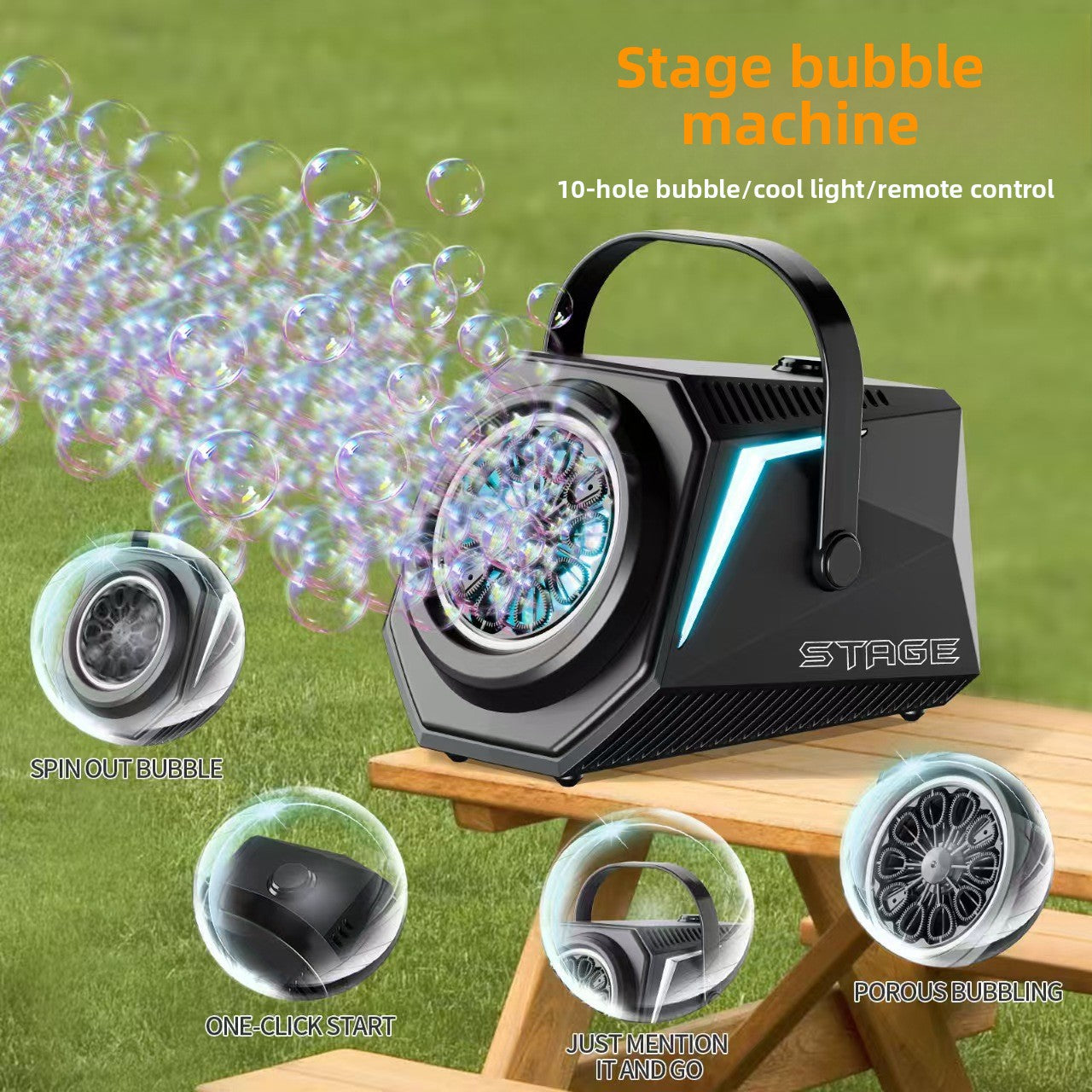 Remote Control Bubble Machine