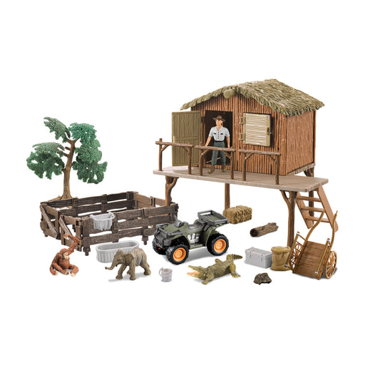 Farm Animal Set with Accessories – Farm Scene Playset