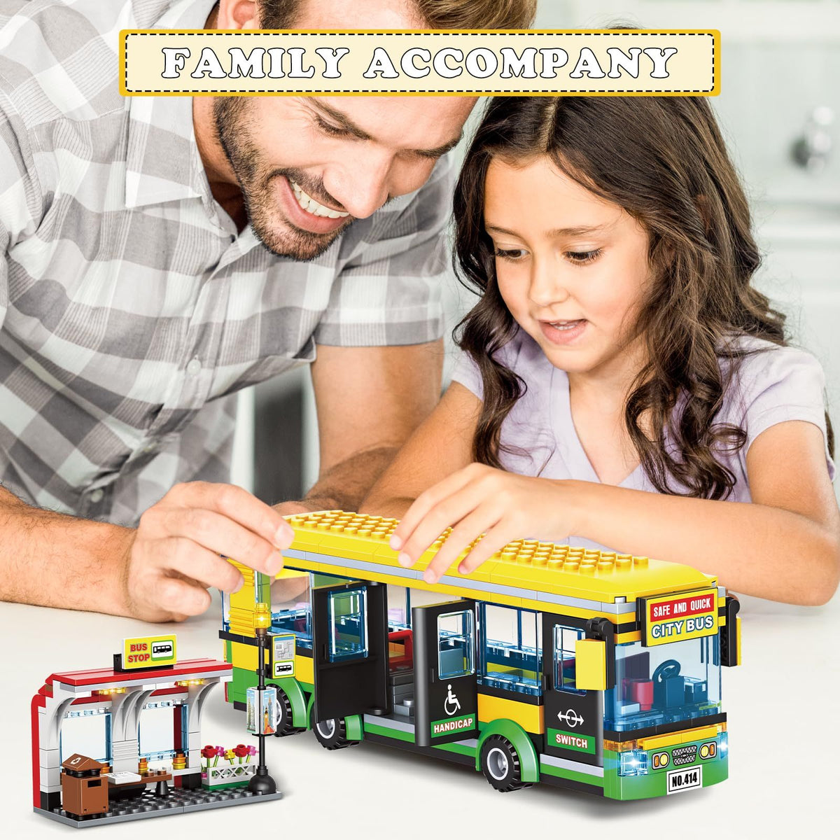City Bus Building Blocks Set 757745 – 416 Pieces