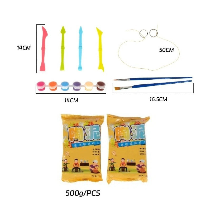 Kids Electric Pottery Wheel DIY Ceramic Making Kit – Clay Art & Pottery Machine