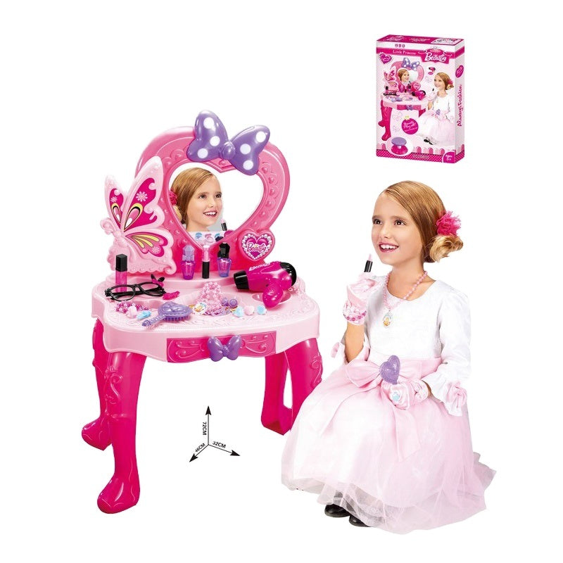 Dresser Play Set Pink Makeup Kit