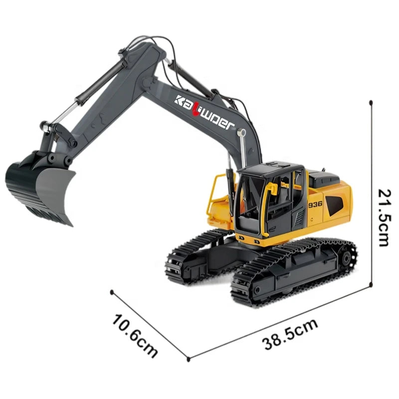 1:24 RC Excavator & Dump Truck – 9CH