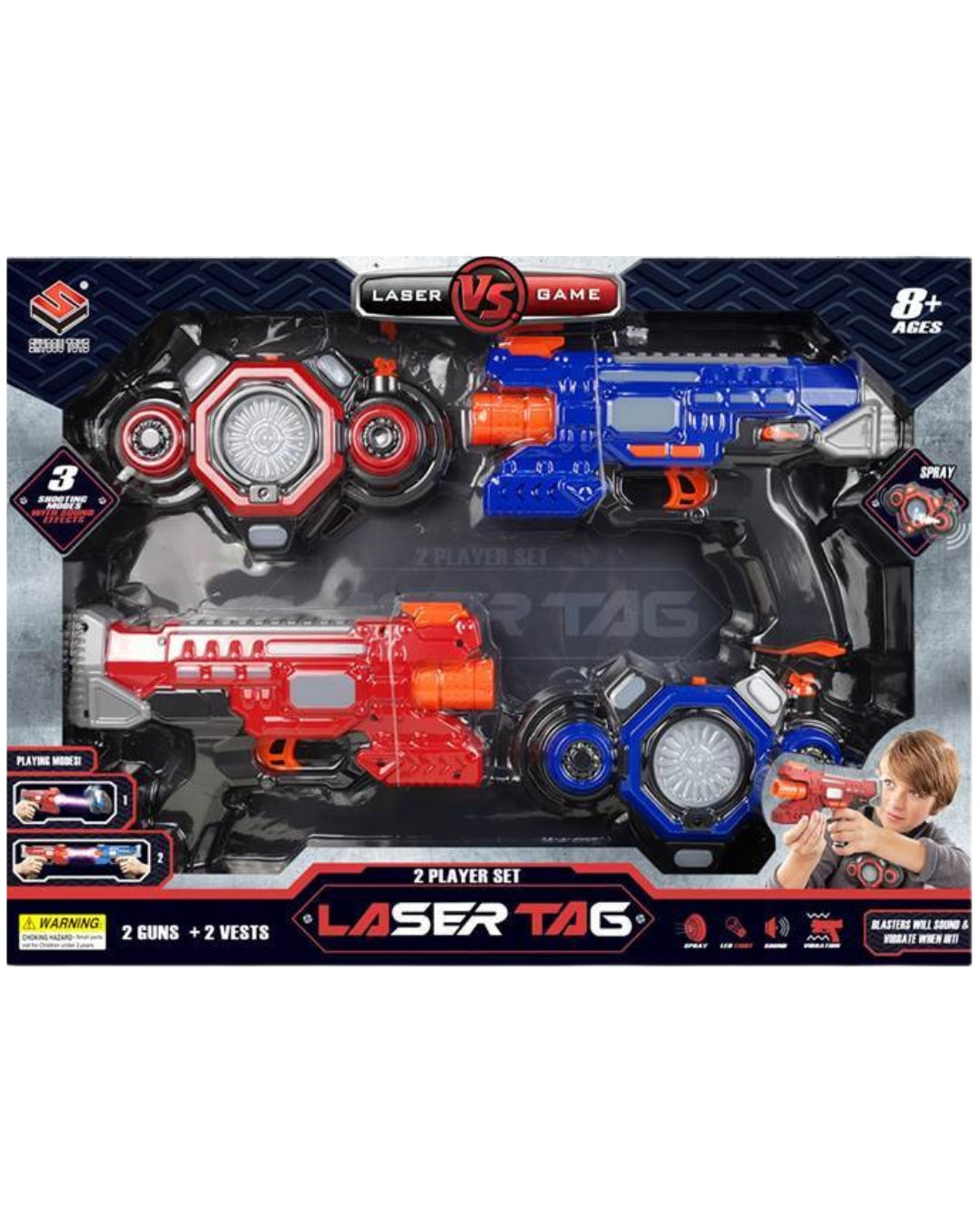 2 Player Laser Tag Game Set
