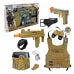 Military Set – Bulletproof Vest, Helmet, Rifle & Accessories