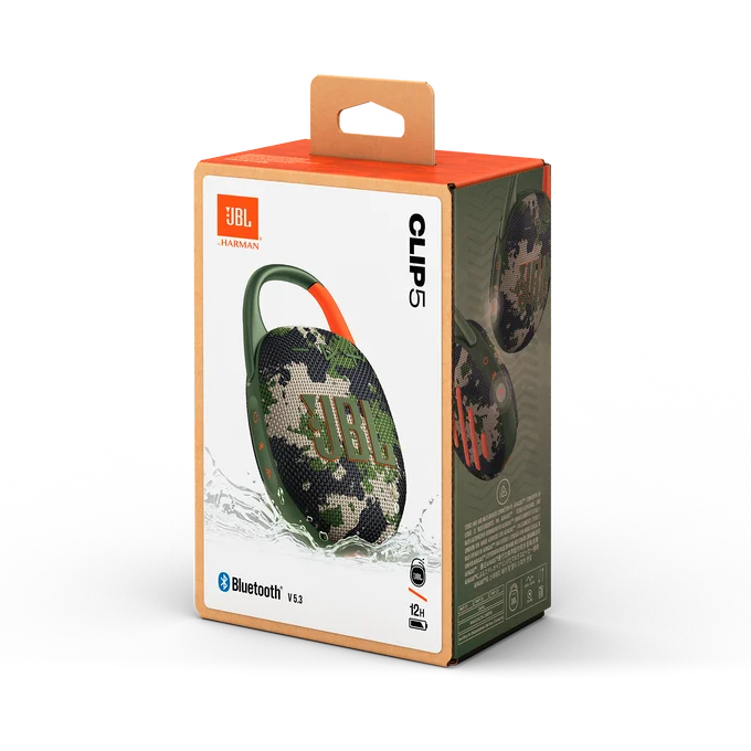 JBL Clip 5 Waterproof Portable Speaker