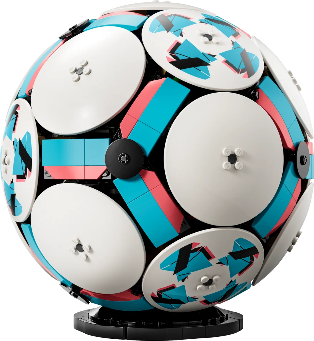 LEGO Editions Soccer Ball 43019 – Collectible Football Building Set, 1,498 Pieces