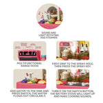 Kids Kitchen Set with Light & Music – 89 Pieces