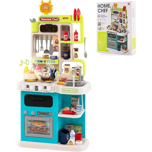 Home Chef Deluxe Kids Play Kitchen Set – 105 Pieces