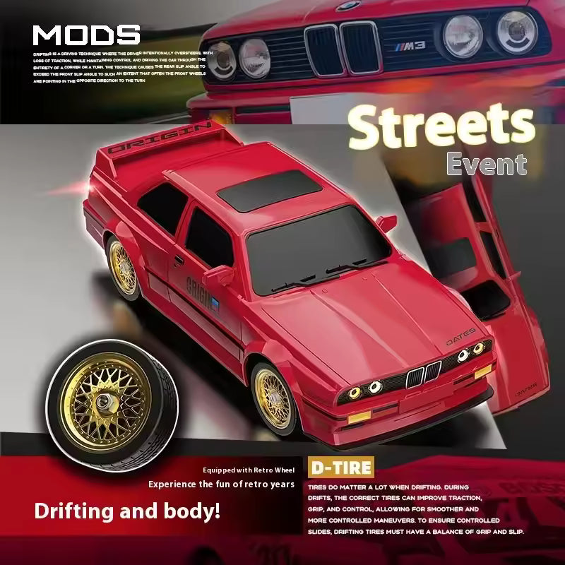 BMW E30 1:16 Retro Drift RC Car