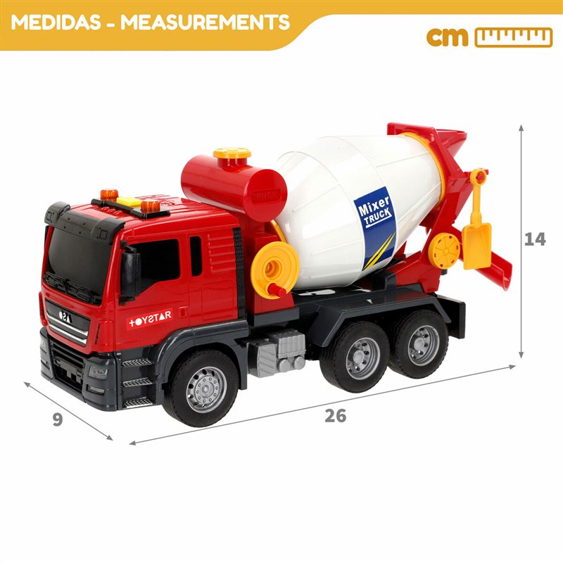 Concrete Mixer Lorry Speed & Go 26cm 1:14