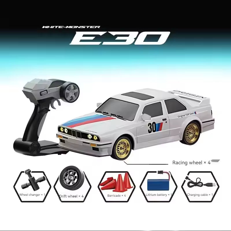 BMW E30 1:16 Retro Drift RC Car