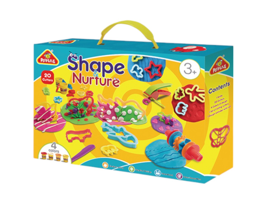 Shape & Nurture Modeling Clay Set CN9002 – 4 Colors, 20 Pieces