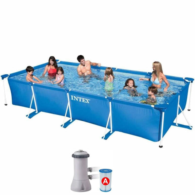 Intex 4.5 x 2.2m x 0.84 Rectangle Frame Swimming Pool