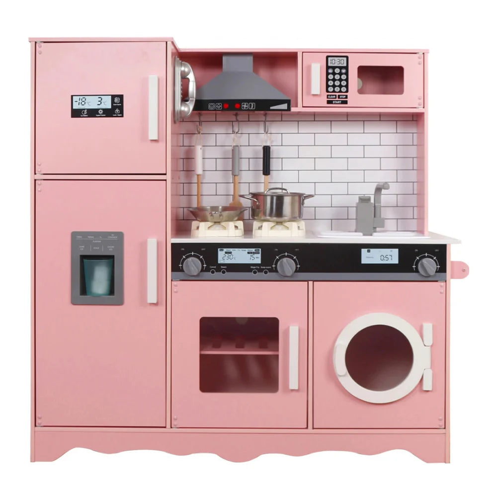 Wooden Play Kitchen for Kids